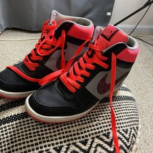 Nike Force High heeled dunks